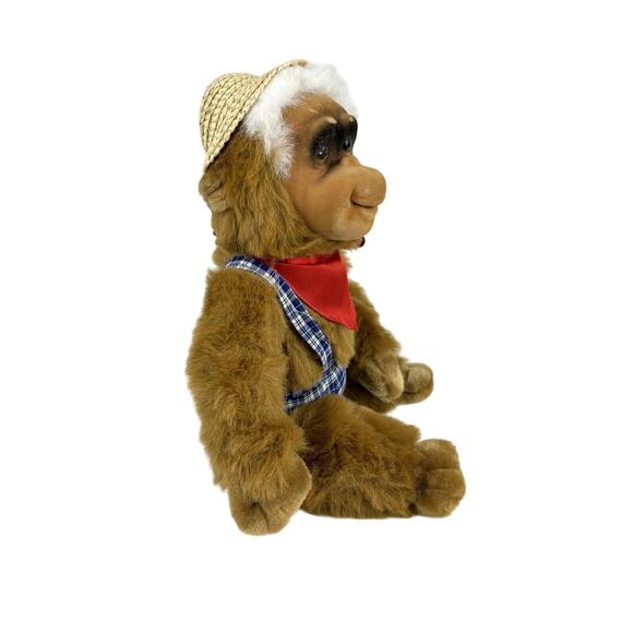 Sugar Loaf Toys Red & Blue Monkey Plush Soft 14” ACMI - Picture 7 of 9